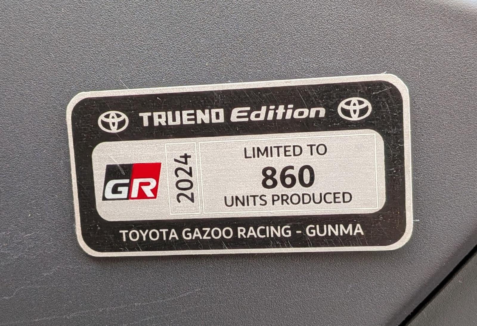 2024 Toyota GR86 TRUENO Edition