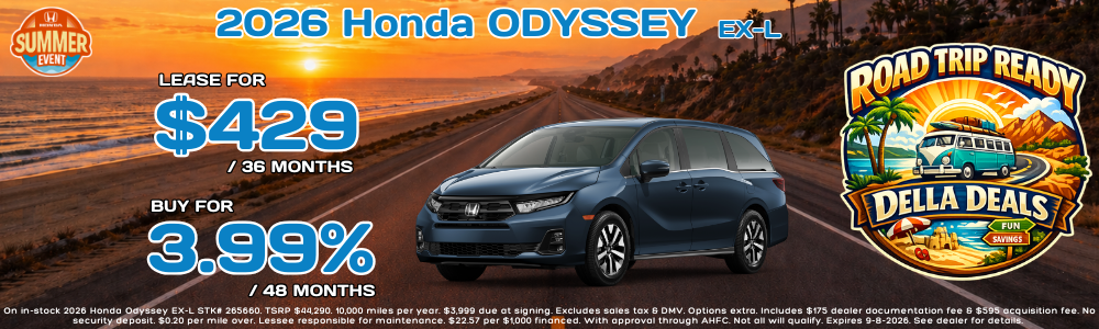 2026 Honda Odyssey Inventory in Plattsburgh NY