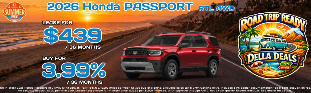 2026 Honda Passport Inventory in Plattsburgh NY