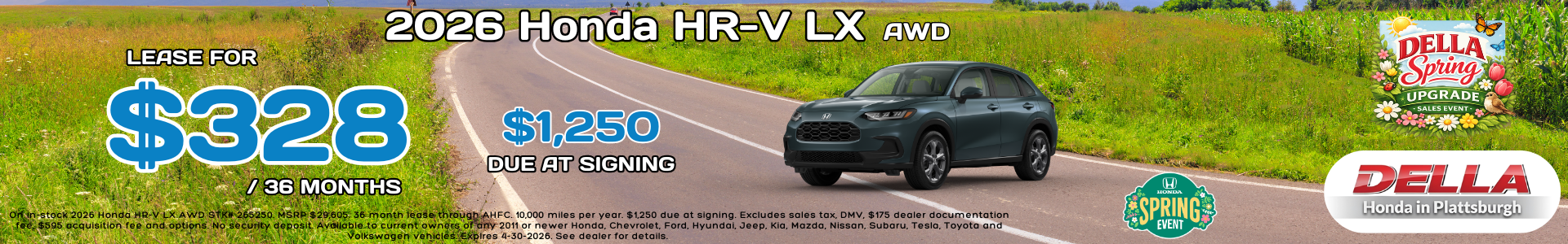 2026 Honda HR-V For Sale Burlington VT