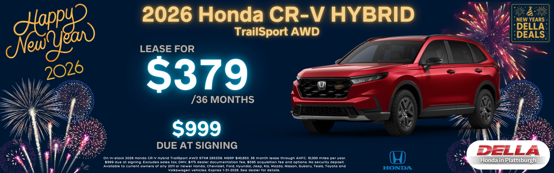 2026 Honda CR-V for sale in Plattsburgh