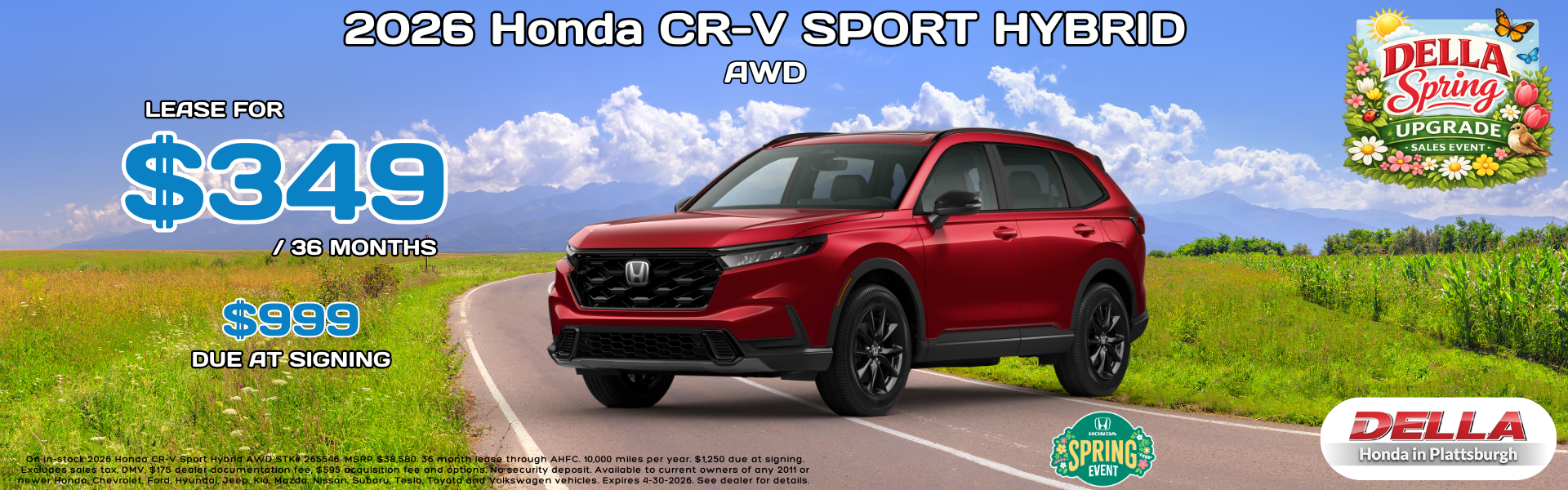 2026 Honda CR-V for sale in Plattsburgh