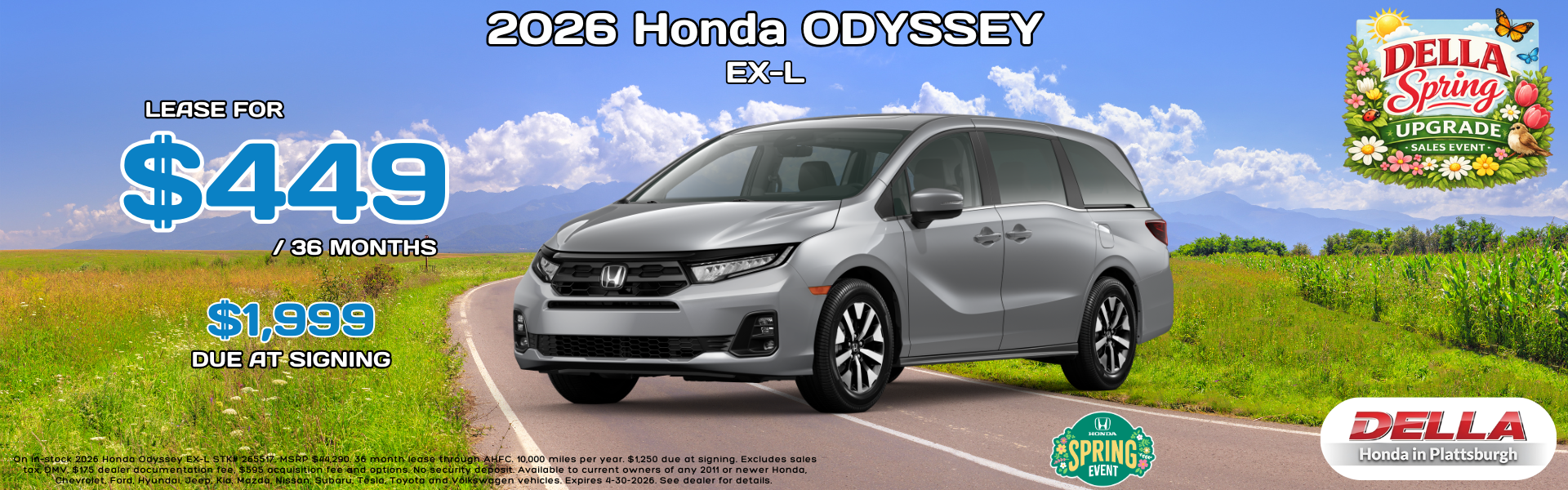 2026 Honda Odyssey for sale near Burlington