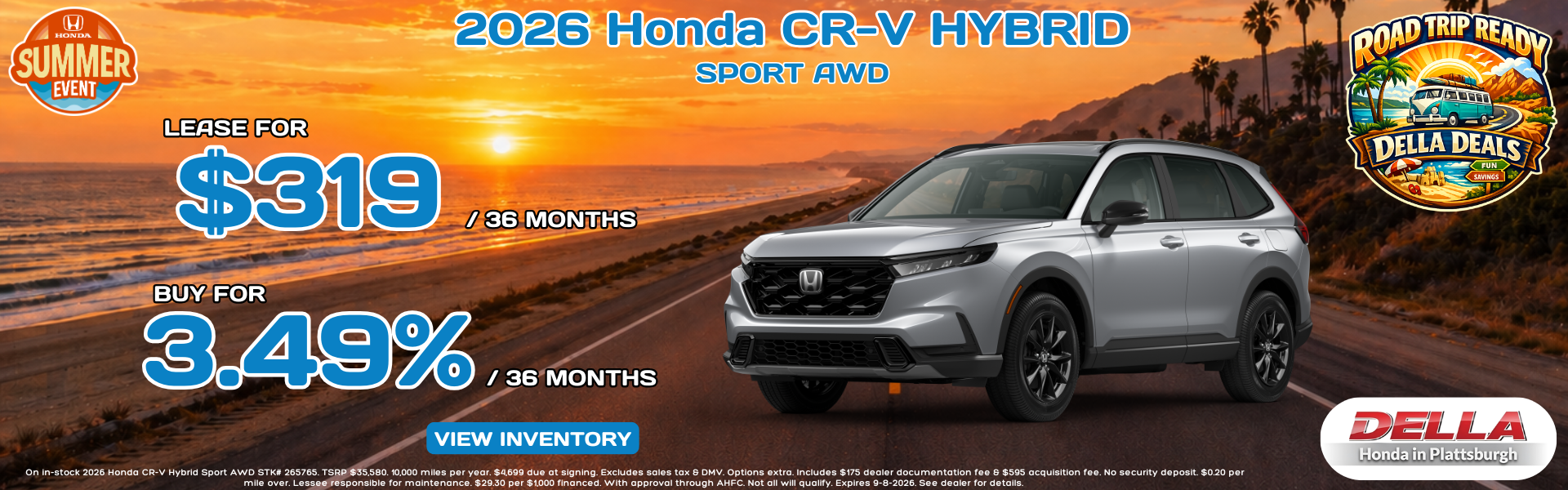 2026 Honda CR-V for sale in Plattsburgh