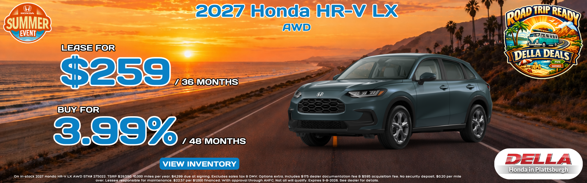 2027 Honda HR-V for sale in Plattsburgh
