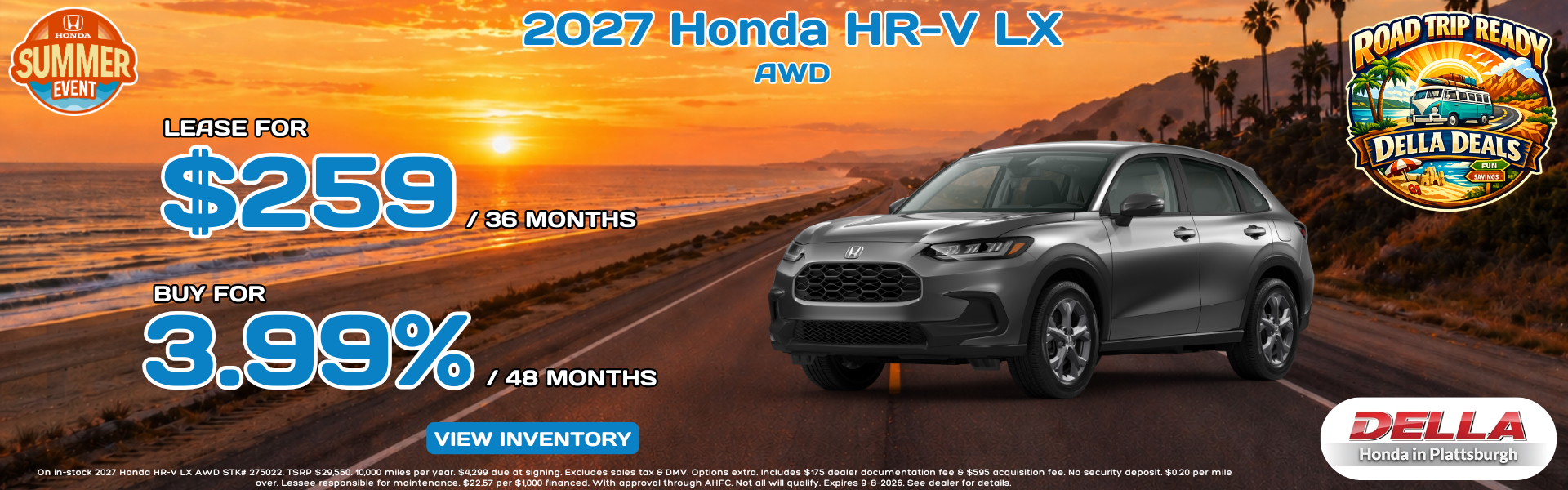 2027 Honda HR-V for sale in Plattsburgh