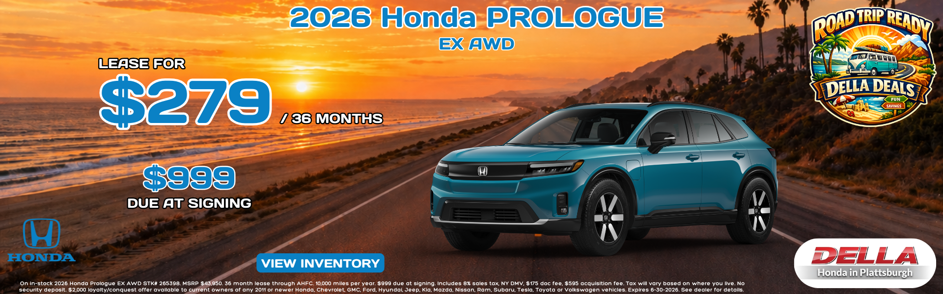 2026 Honda Prologue for sale in Plattsburgh