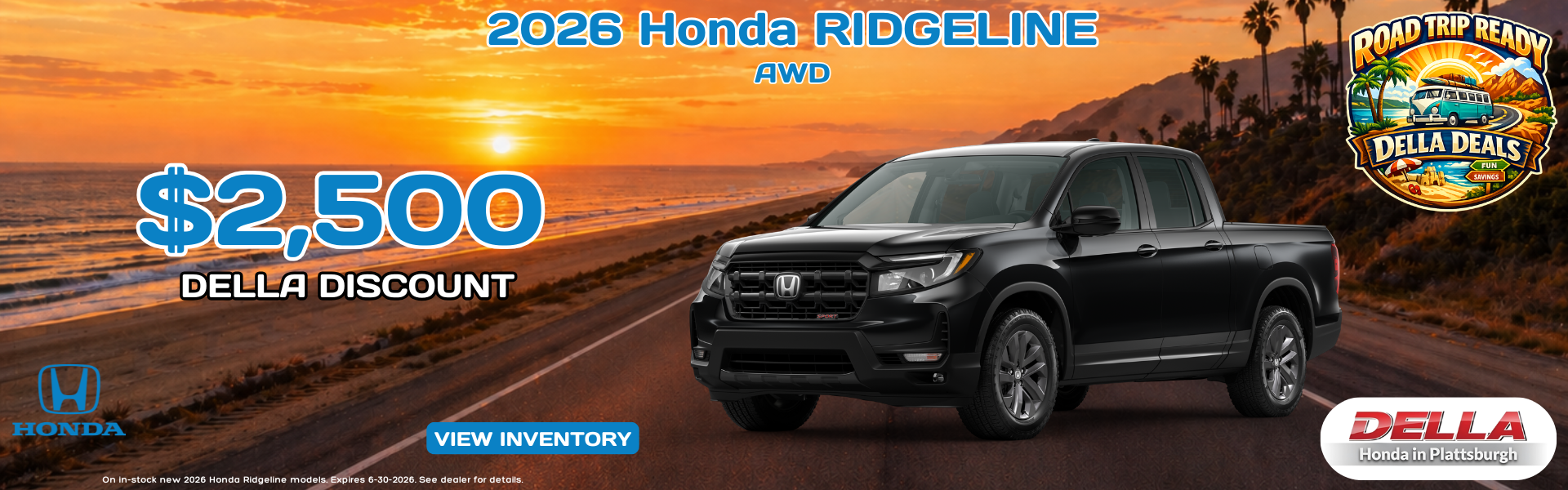 2026 Honda Ridgeline for sale in Plattsburgh