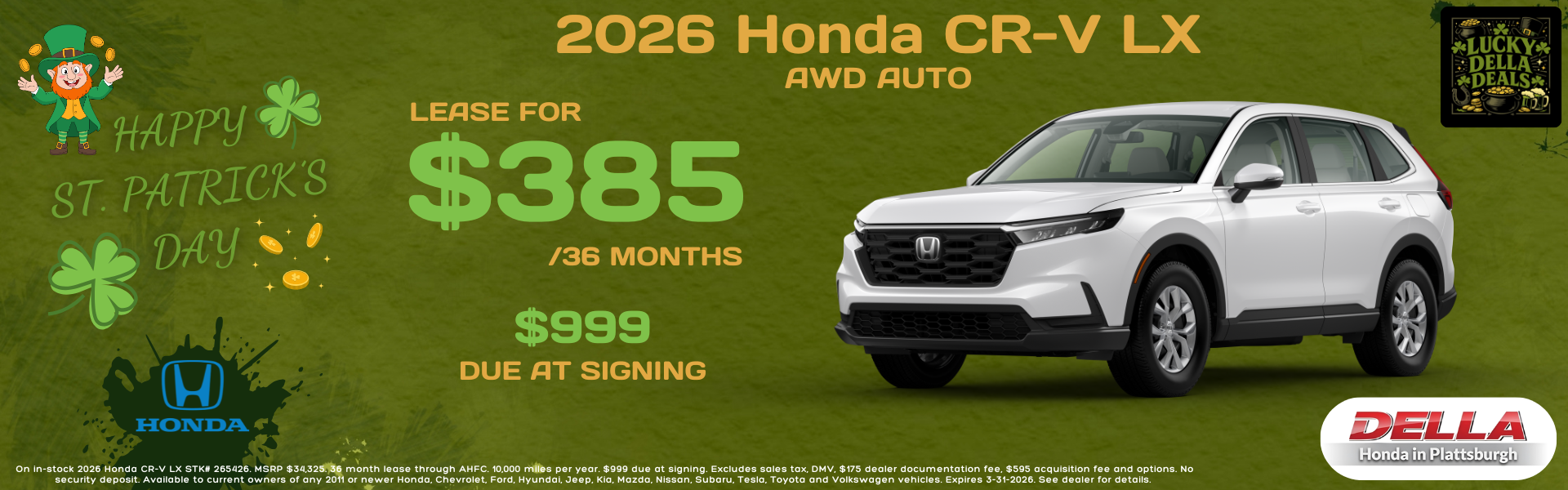 2026 Honda CR-V for sale in Plattsburgh