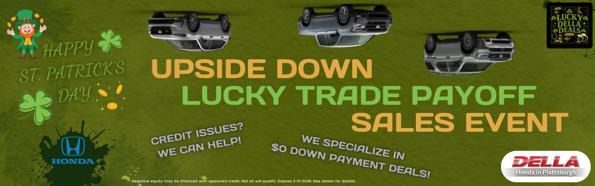 New Honda sales event at DELLA Honda Plattsburgh