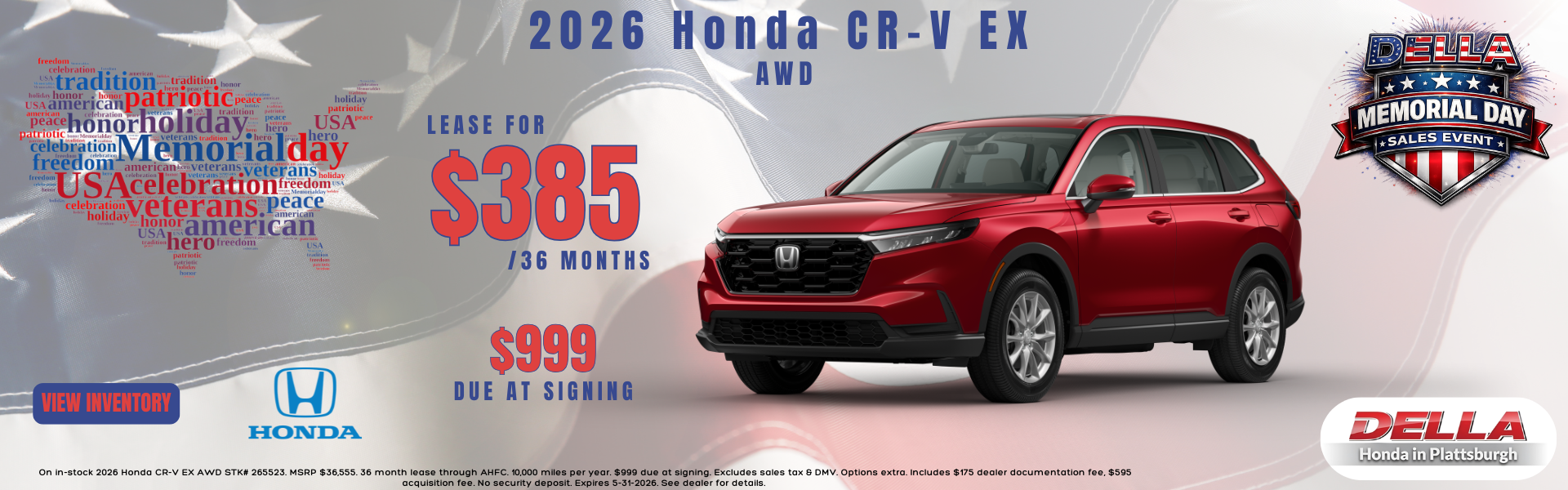 2026 Honda CR-V for sale in Plattsburgh