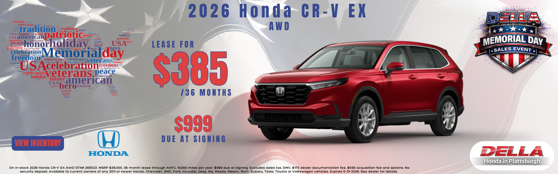2026 Honda CR-V for sale in Plattsburgh