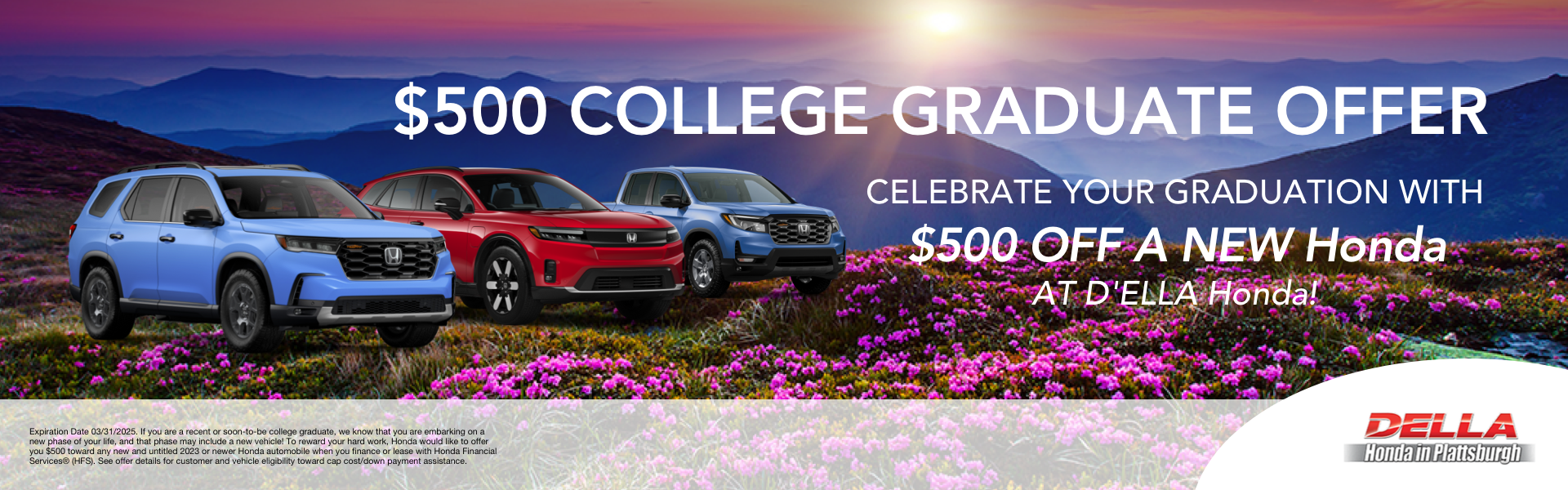  DELLA Honda in Plattsburgh Specials Plattsburgh, NY