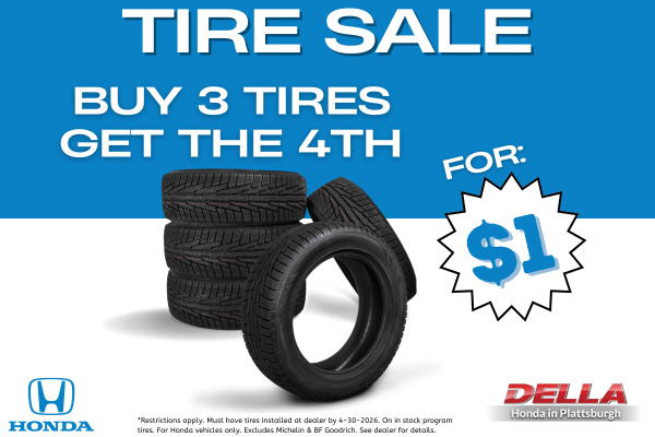 Tire Sale at DELLA Honda Plattsburgh