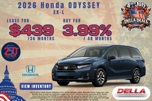 2026 Honda Odyssey for sale in Plattsburgh