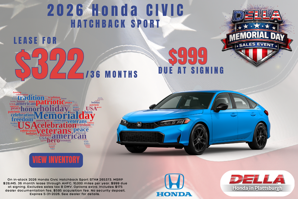 2026 Honda Civic for sale in Plattsburgh