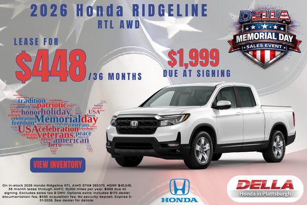 2026 Honda Ridgeline for sale in Plattsburgh
