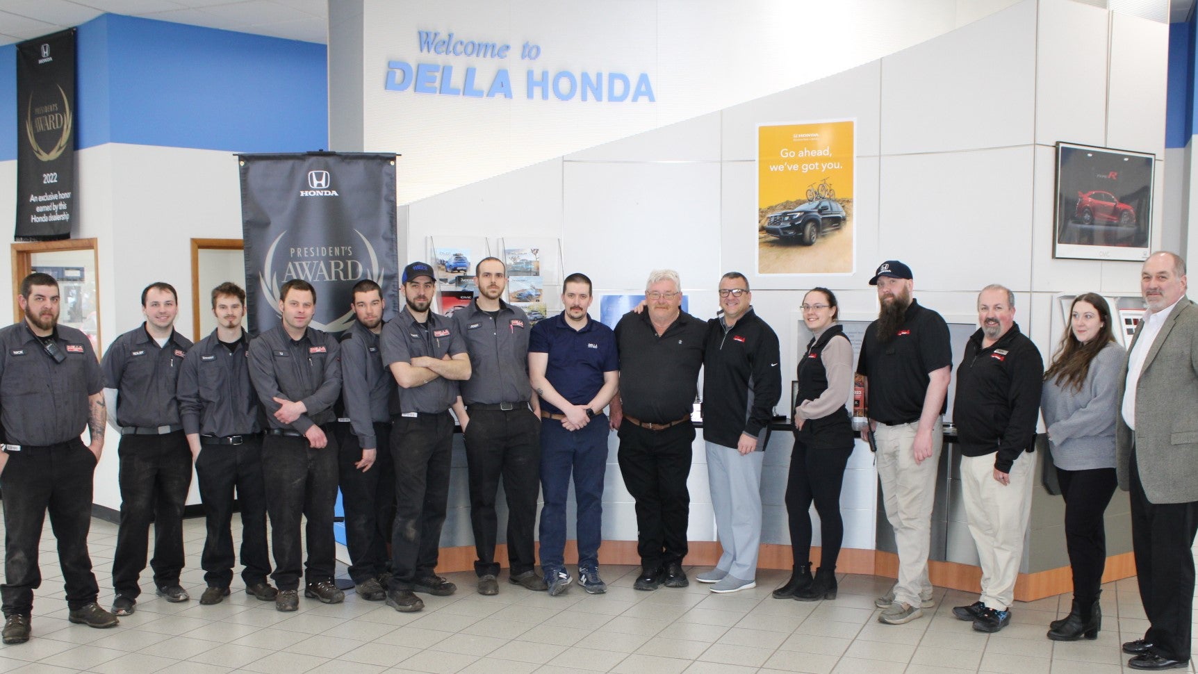 Honda Parts and Service team